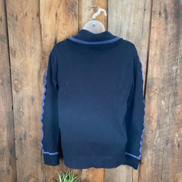 EP Pro Navy Zip Up Cardigan - Size Medium - Picture 4 of 11